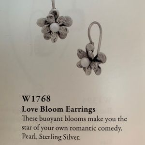 Silpada Love Blooms earrings